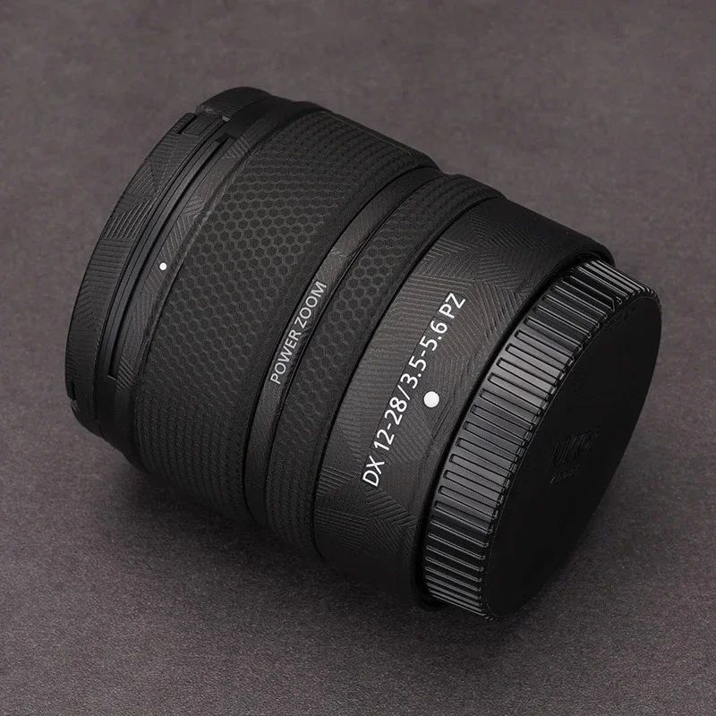 Per Nikon Z DX 12-28mm F3.5-5.6 PZ Decalcomania Della Pelle Dell'involucro Del Vinile Pellicola Obiettivo Della Macchina Fotografica Adesivo Protettivo Anti-Graffio protezione cappotto