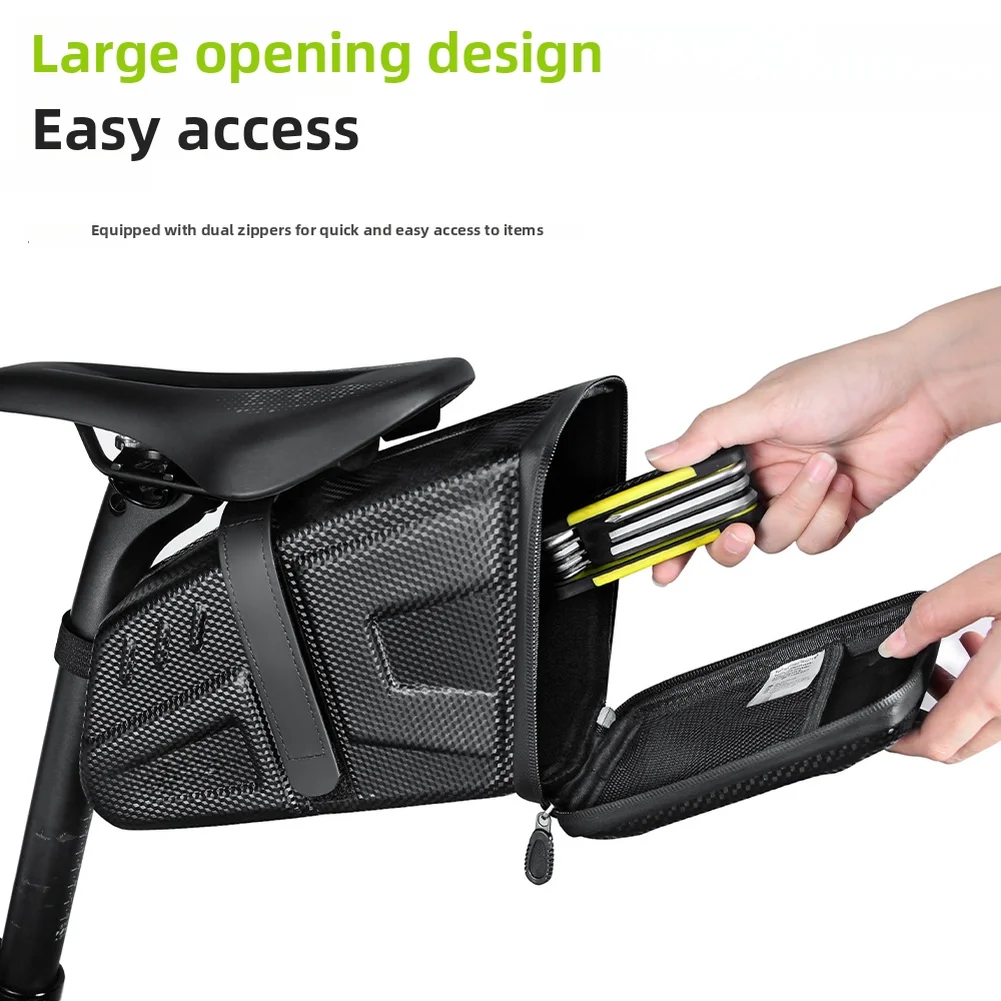 

Bike Saddlebags MTB Road Waterproof Bicycle Saddle Bag Bicycle Tool Bag With Detachable Tail Light Holder Cycling Accessories