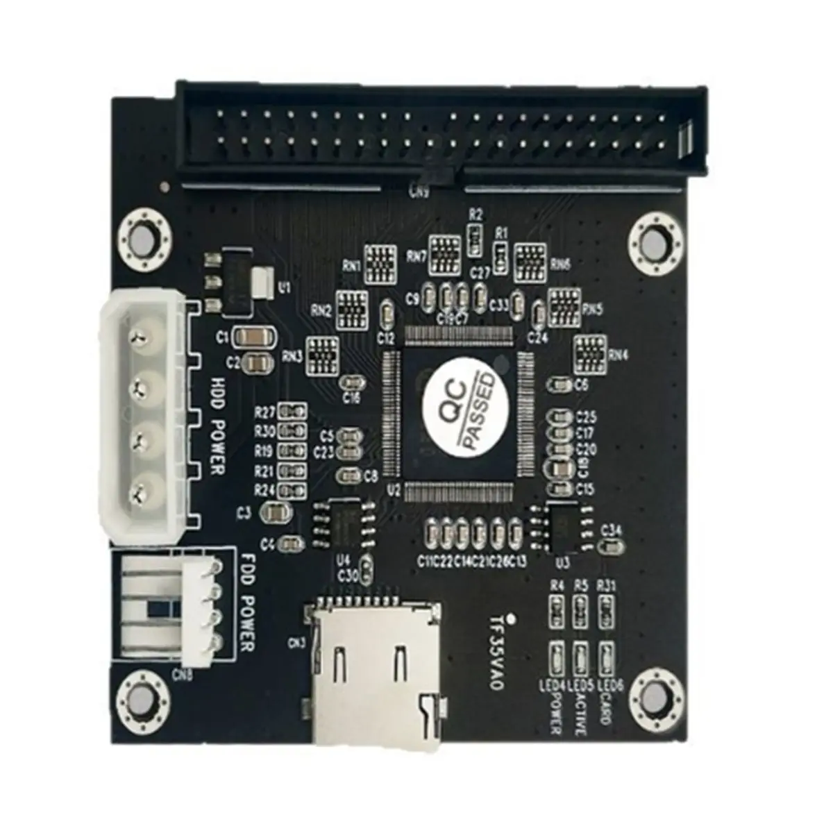 TCE SD Memory Card to IDE Hard Disk Drive Adapter for TF Card to IDE 40Pin 3.5inch Male Adapter for Laptop Notebook