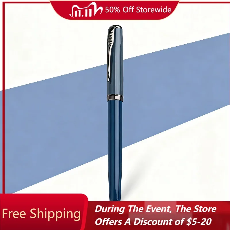 

Cheap Sale Huxiaoshan Morandi Metal High Quality Fountain Pen 0.38EF 0.5F 0.7MB Bent Nib Professional Calligraphy Pen Stationery