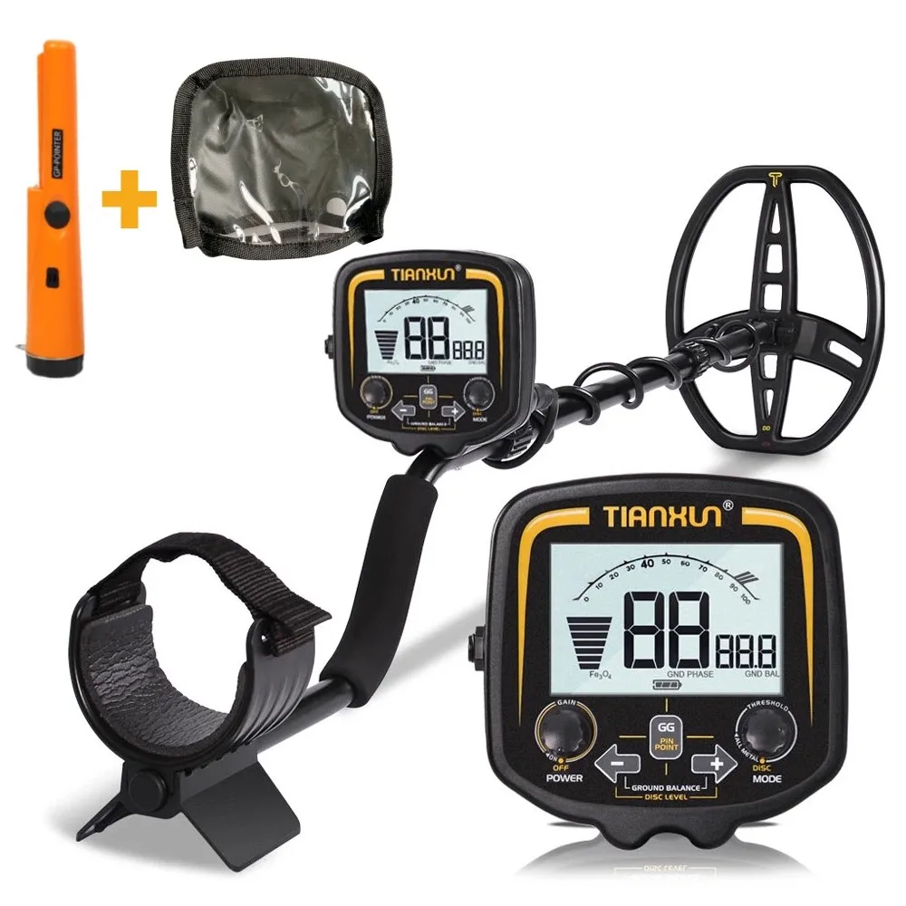 TX850 Metal Detector with LCD Screen for Treasure Hunting