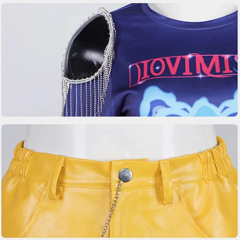 

Cy2025 мультфильм охотник на демонов KPop косплей Mira верхняя юбка маскировка костюм для ролевых игр наряд Хэллоуин карнавальные костюмы для женщин