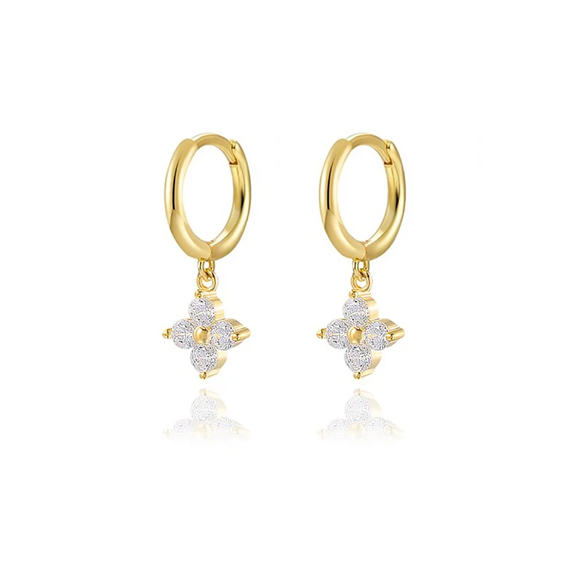 TIANDE-Boucles d'Oreilles Pendantes sulfen Or pour Femme, Piercing Fleur, Bijoux à la Mode, 2023