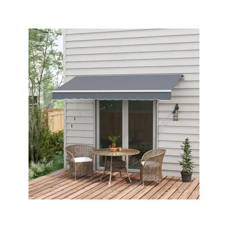 

Retractable Patio Awning for Outdoor Shade and Protection, Weather Resistant Canopy, Easy Installation, Adjustable Sun Cover