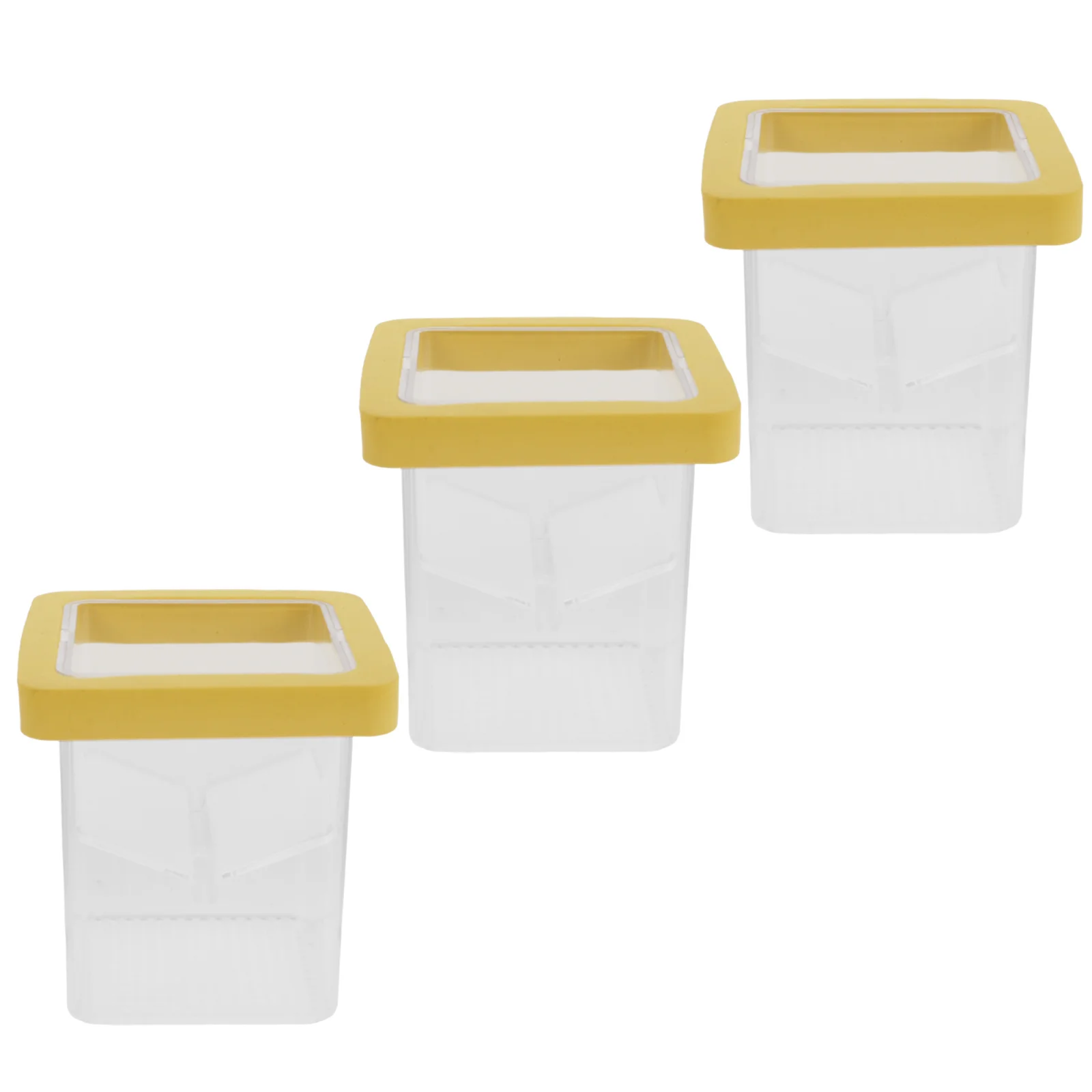 

3pcs Fish Hatching Box Double Layer Floating Breeder For Aquarium Fry Protection Egg Incubator Betta Guppies Spawning Container