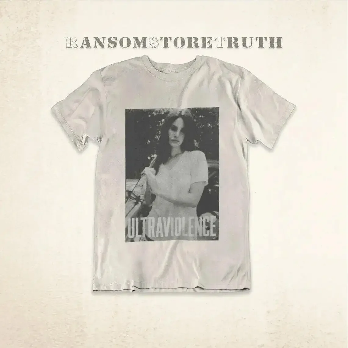 

Футболка унисекс с принтом Lana Del Rey Ultraviolence в винтажном стиле JH523947