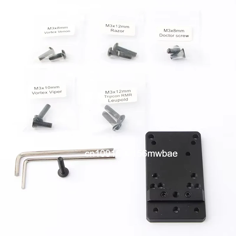 العالمي G-قفل الرؤية الخلفية جبل لوحة قاعدة جبل صالح ل R * R Docter R * MEO3 ريد دوت البصر G17 18 19 نطاق جبل