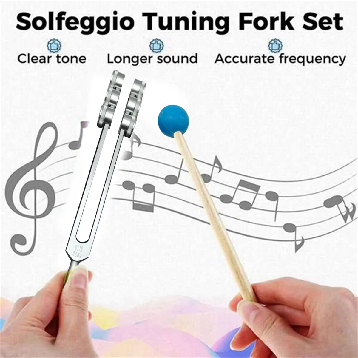 

YOE-xTuning Fork Set,OTTO32HZ Tuning Forks for Healing Chakra,Sound Therapy,Keep Body,Mind and Spirit in Perfect