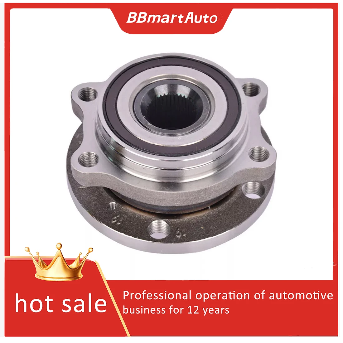

3W0407613D Front wheel hub bearing For Bentley Continental GT GTC V8 BBmartAuto Car accesorios para auto