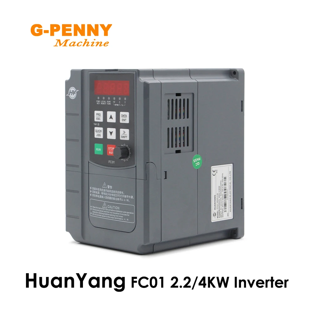 Livre de Shipping Movimentação Variável 0220 hz da Frequência do Controle de Velocidade do Motor do Eixo do Cnc do Inversor de 2.2kw Huanyang 400 v