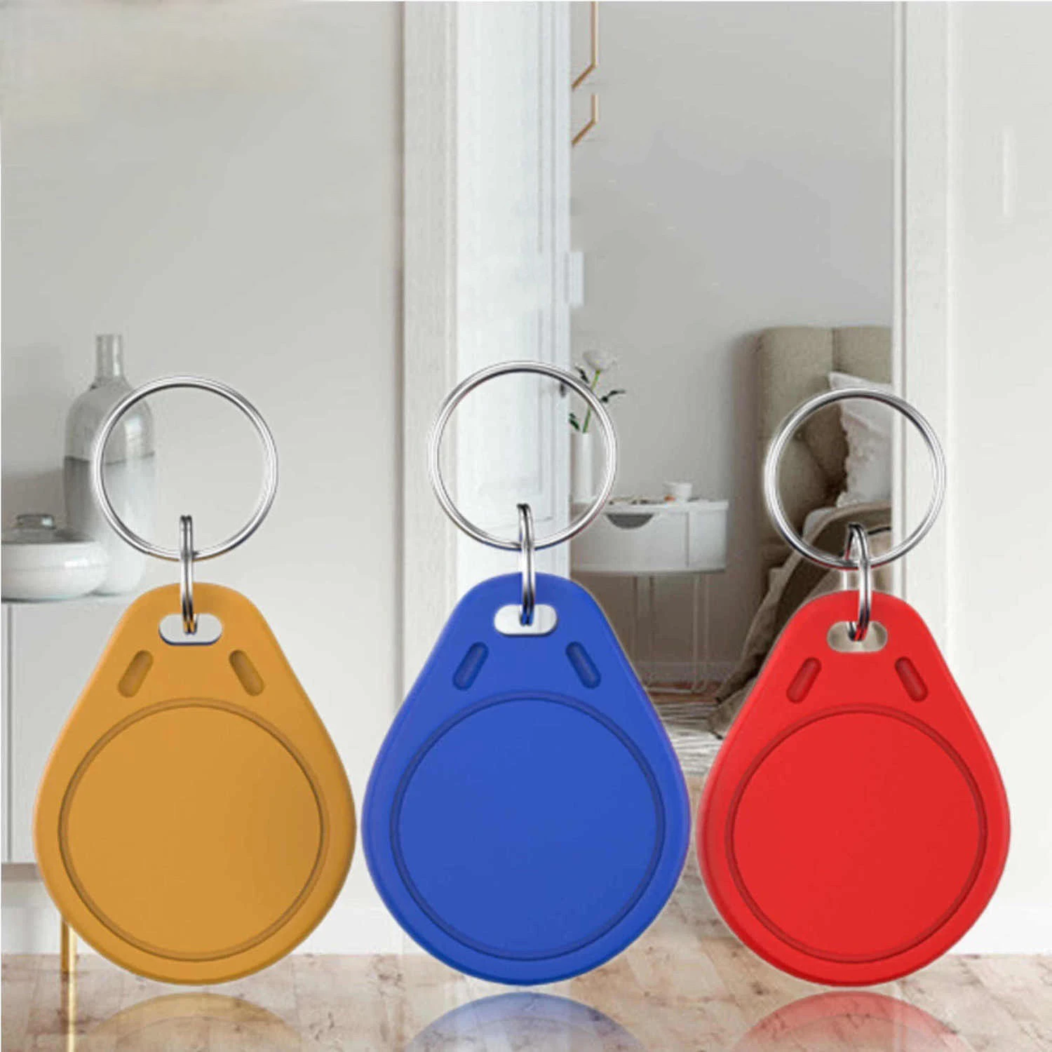 Mutável Smart Keyfobs Key Tags, Cartão IC Clone, Cartão UID, Access Control Block, 0 Sector gravável, 1K S50 RFID, 13,56 MHz, 10pcs