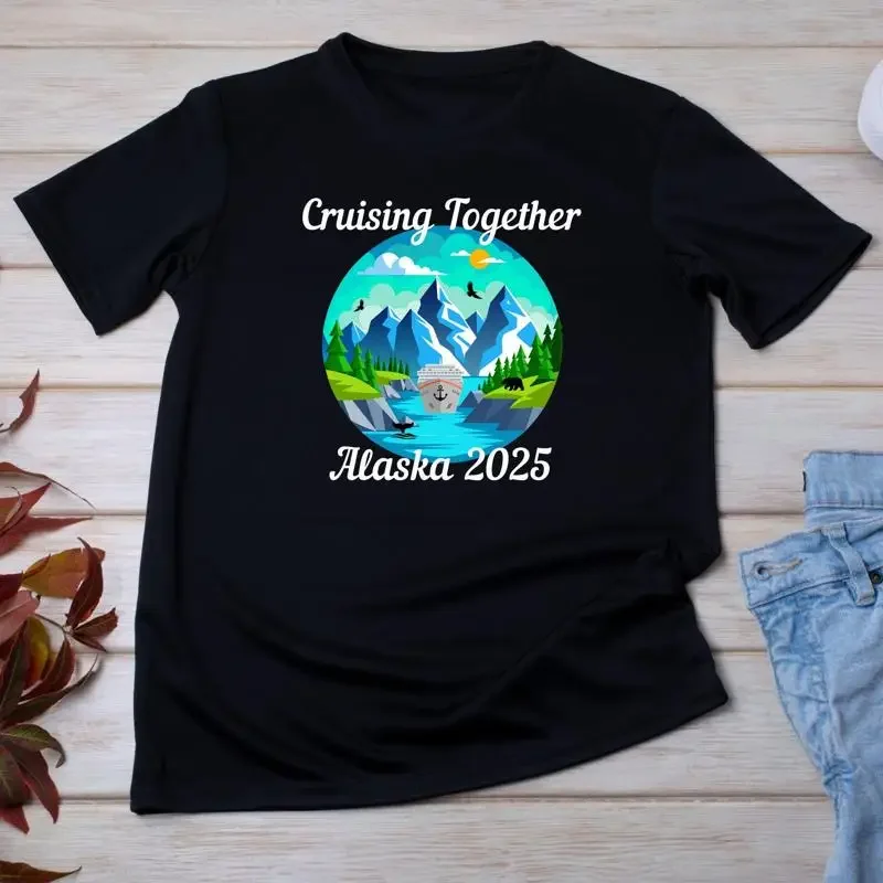 Camiseta Alaska Cruising Together 2025, Camiseta Familiar a Juego para Crucero en Alaska