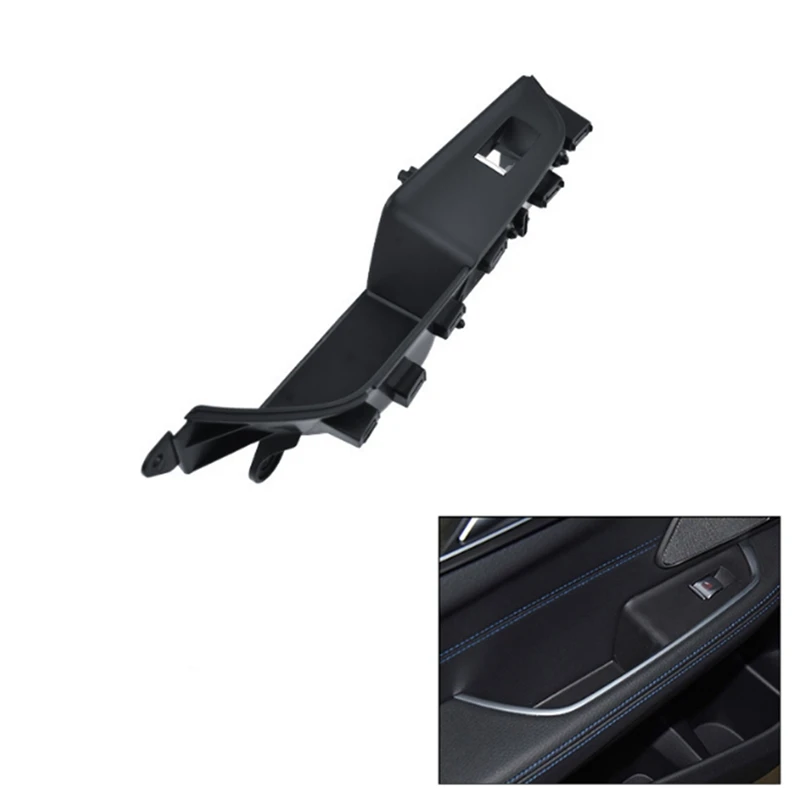 Interruptor de ventana de coche, Panel de botón de elevación, reposabrazos de puerta, conjunto de Panel para BMW Serie 6 GT G32 2017-2022, negro, LHD