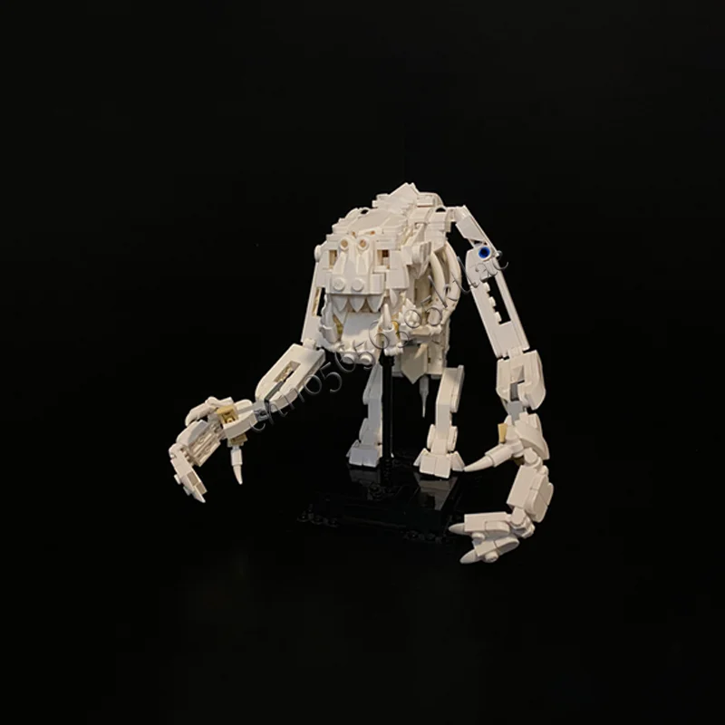 جديد 447 أجزاء MOC سلسلة الأفلام الشهيرة حفريات الديناصور نموذج اللبنات تقنية الإبداعية المرآب الطوب ألعاب أطفال هدية #4