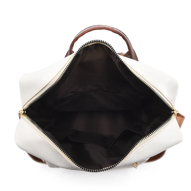 New High Quality Women Backpack 2024 Soft PU Backpacks Girl Luxury Back Pack Laptop Bag Large Capacity Female Travel Bag Mochila image 6