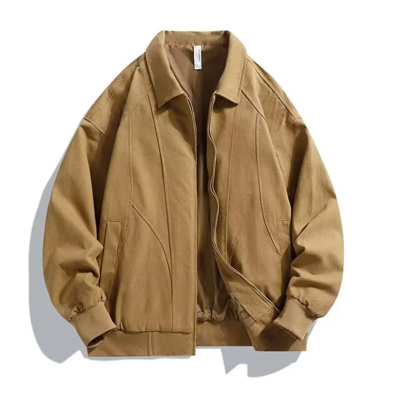 سترة الطيار للرجال ذات الوزن الثقيل، سترة عملية للرجال، تصميم الخريف، اتجاه ملابس العمل #1