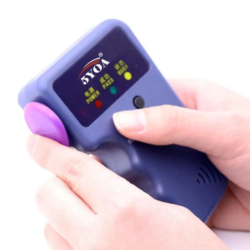 125KHz EM4100 RFID Copier Writer Duplicator Programmer Reader + T5577 EM4305 Rewritable ID Keyfobs Tags Card 5200 Handheld