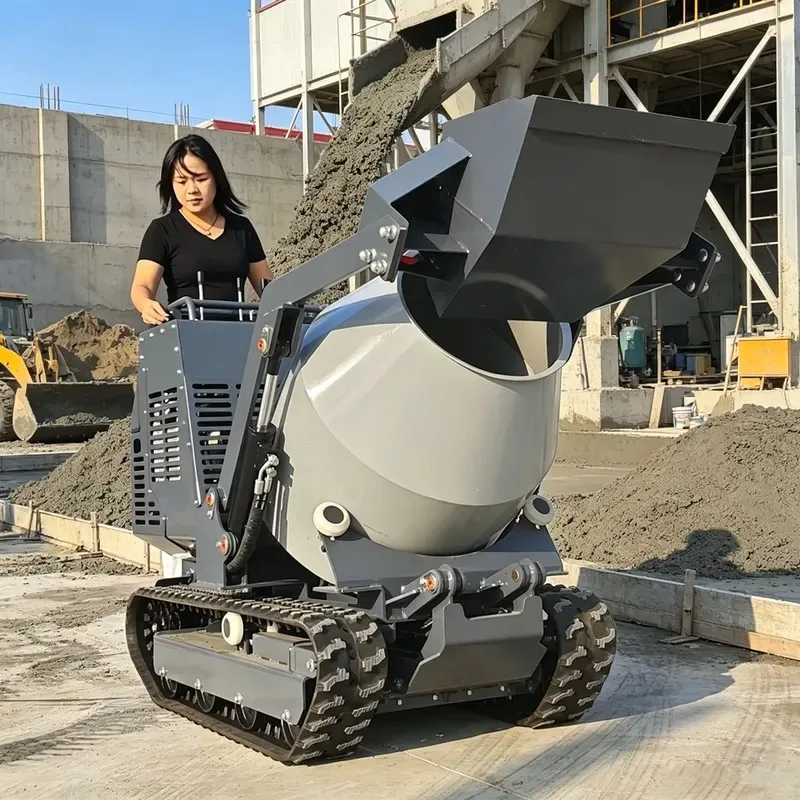 Crawler Cement Mixer Cost Effective Versatile for Concrete Mortar Building Slurries