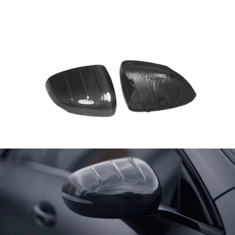 Dry Carbon Fiber Auto Parts Car Side Mirrors Covers Carbon Fiber Rear View Mirror Covers Replace For Mercedes Benz A35 A45