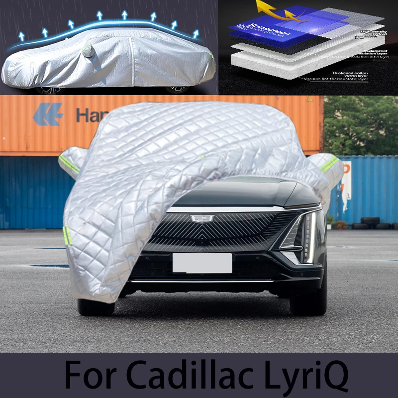 

For CADILLAC LYRIQ car hail protection cover, auto rain protection, scratch protection, paint peeling protection, car clothing