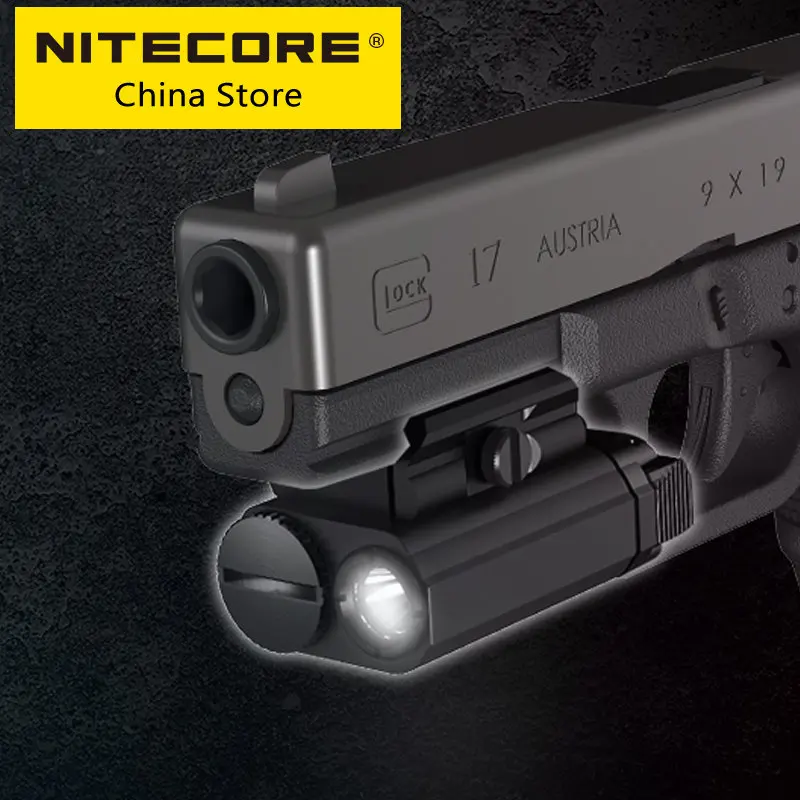 Nitecore Npl20 460 Lumen Tactische Pistool Lamp Compact Rail Mount Led Leger Zaklamp Spotlight Waterdicht, Cr123a Batterij