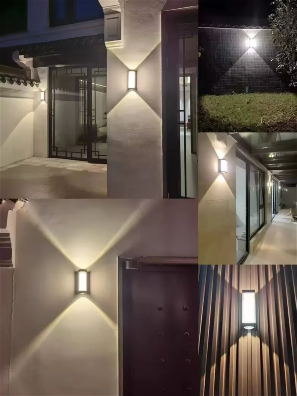 LED Wall Light IP65 Waterproof 12W Wall Lamp Decorative Light For Garden Gate Living Room Bedroom