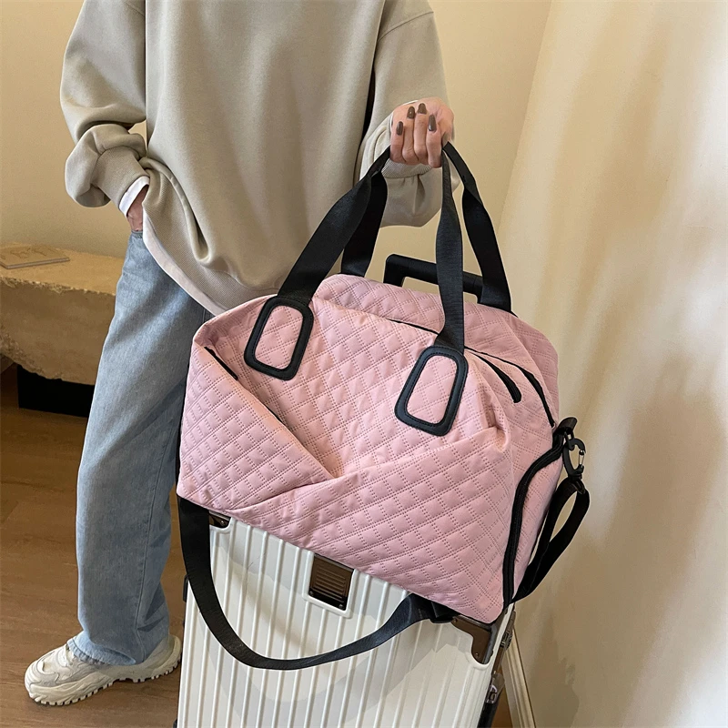 Borsa da viaggio corta da viaggio borsa da uomo da donna borsa da viaggio di grande capacità borsa da Fitness sportiva impermeabile con separazione bagnata a secco