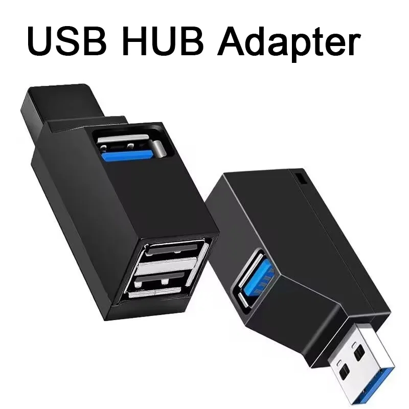 USB Multi Port Hub USB 3.0 HUB Adapter Extender Mini Splitter Box 1 to 3 Ports High Speed USB 2.0 For PC Laptop Disk Card Reader
