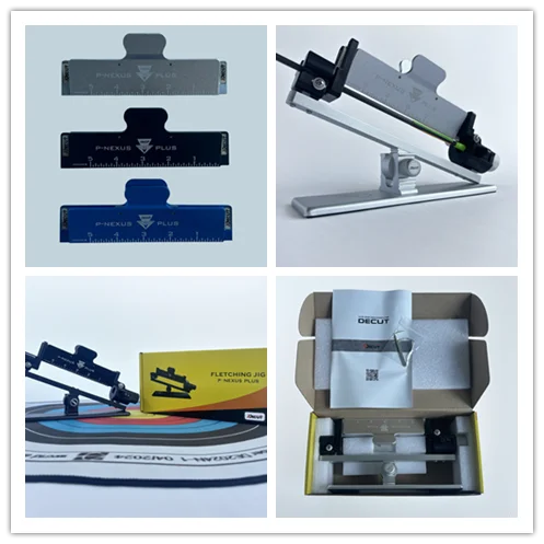 

Новый Decut P-NEXUS плюс регулируемый джиг-палочка с перьями из алюминия и нержавеющей стали, универсальный лук и стрелы