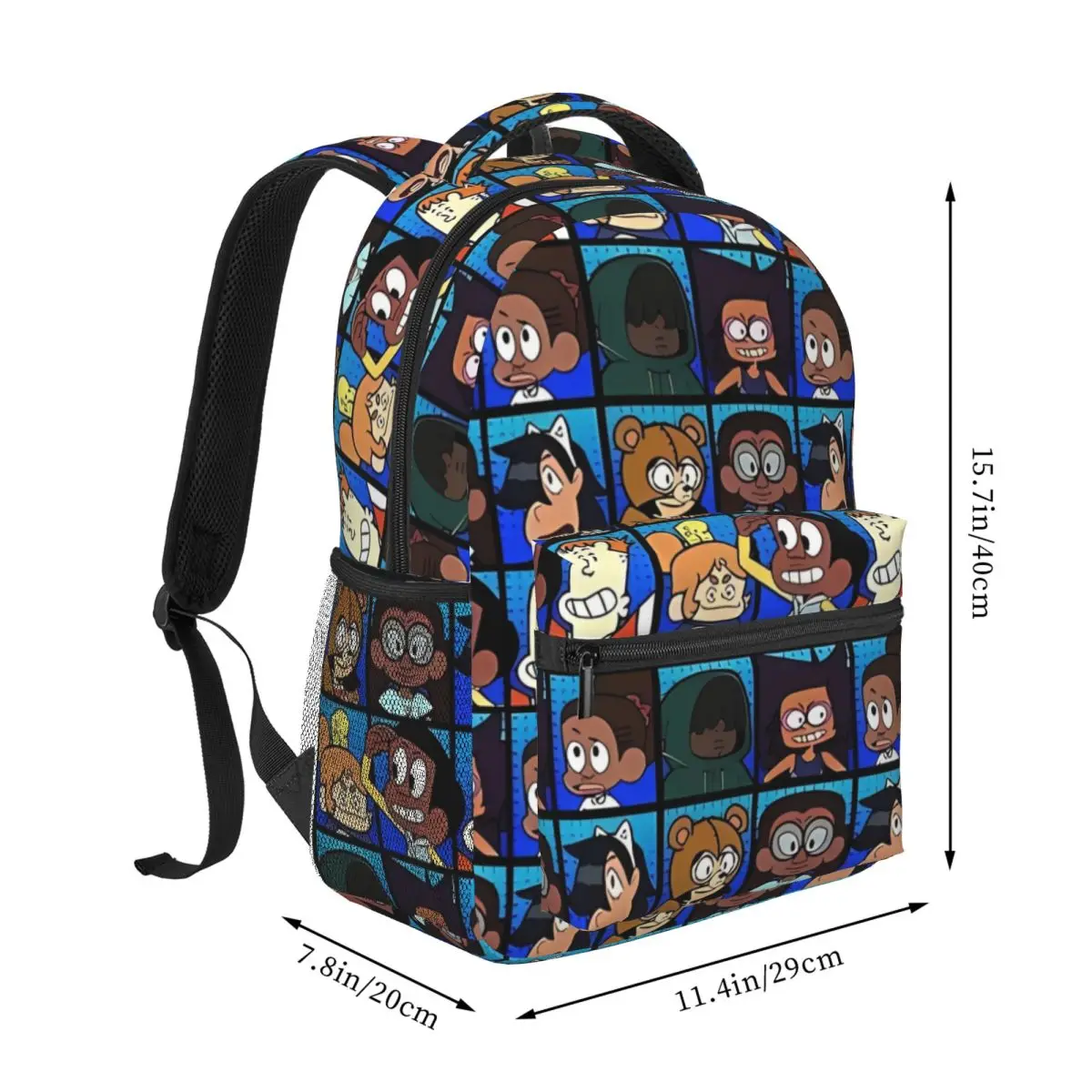 Craig Of The Creek Characters Blue Backpack Fashion Kids Backpack Women Teenagers Schoolbags Travel Laptop Backpack