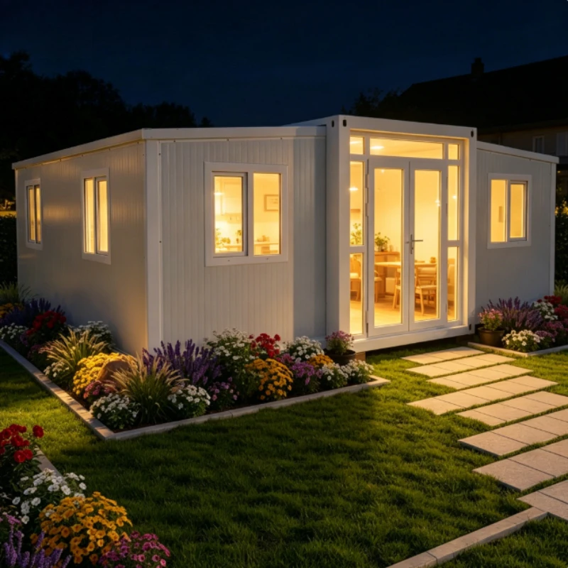 Modern Design Modular Living Homes 20Ft 40Ft Prefab Expandable Container House Easy Assembly Applicable to Various Occasions