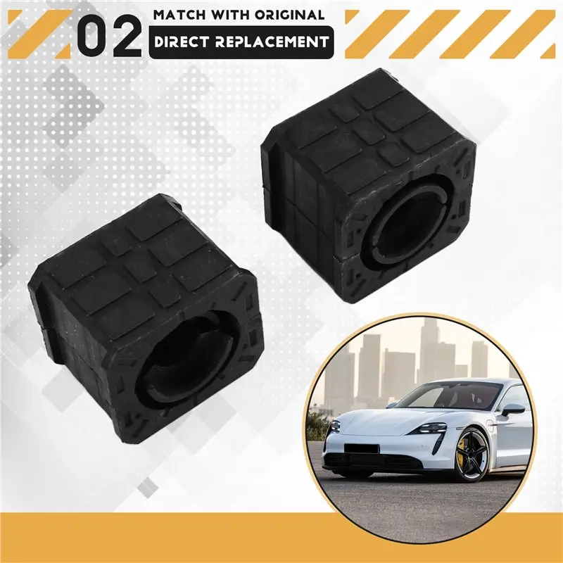 2PCS Front Stabilizer Sway Bar Bushing For Panamera Taycan-A28K