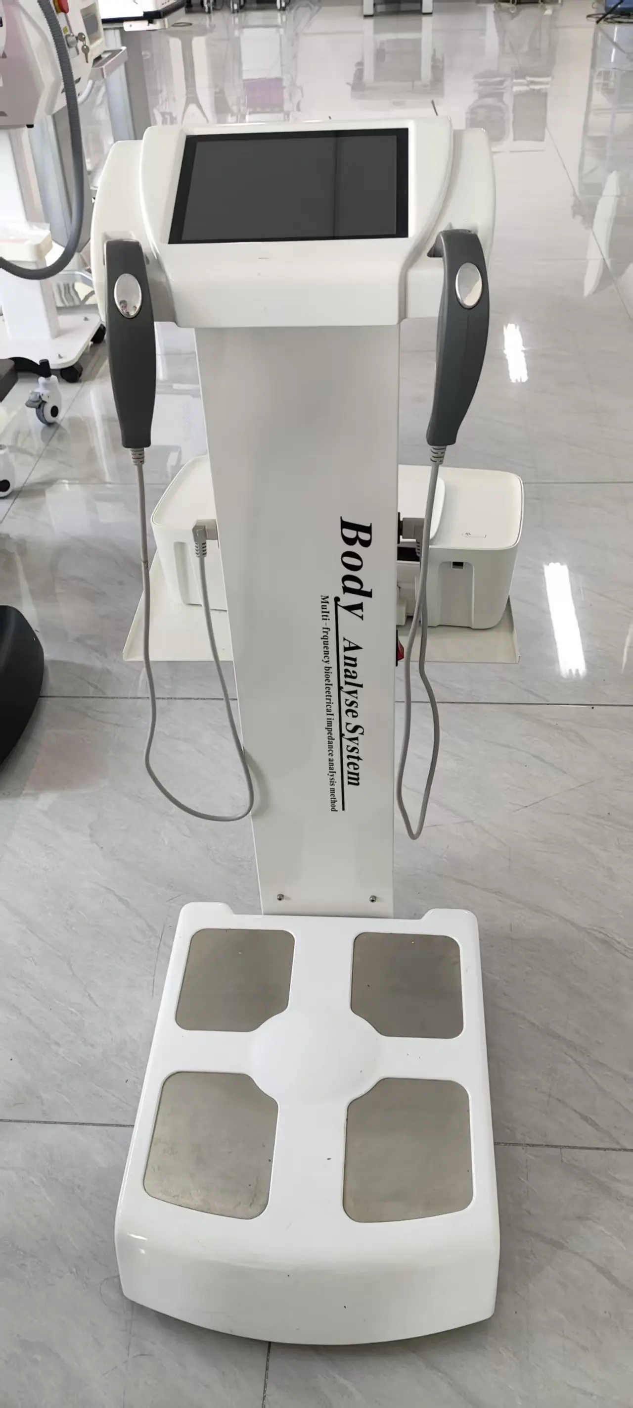 Professional Intelligent Human NEW Body Fat Scale Element Health Analyzer Machine Printer Body Composition with Result Sheet