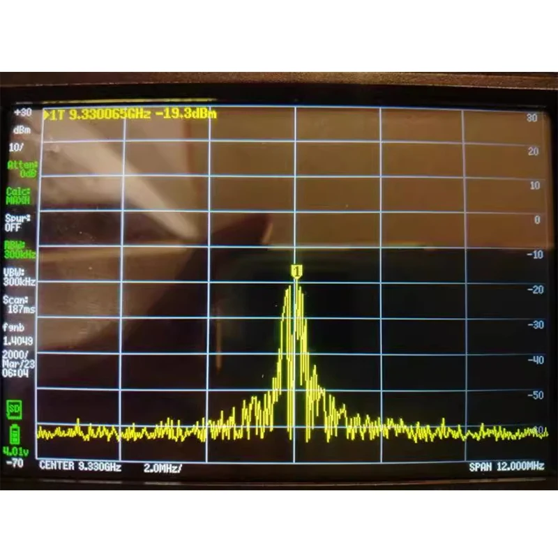 TinySA ULTRA spectrum analyzer 10K-12GHz UAV EMCWiFi Bluetooth Operator base station signal Lora