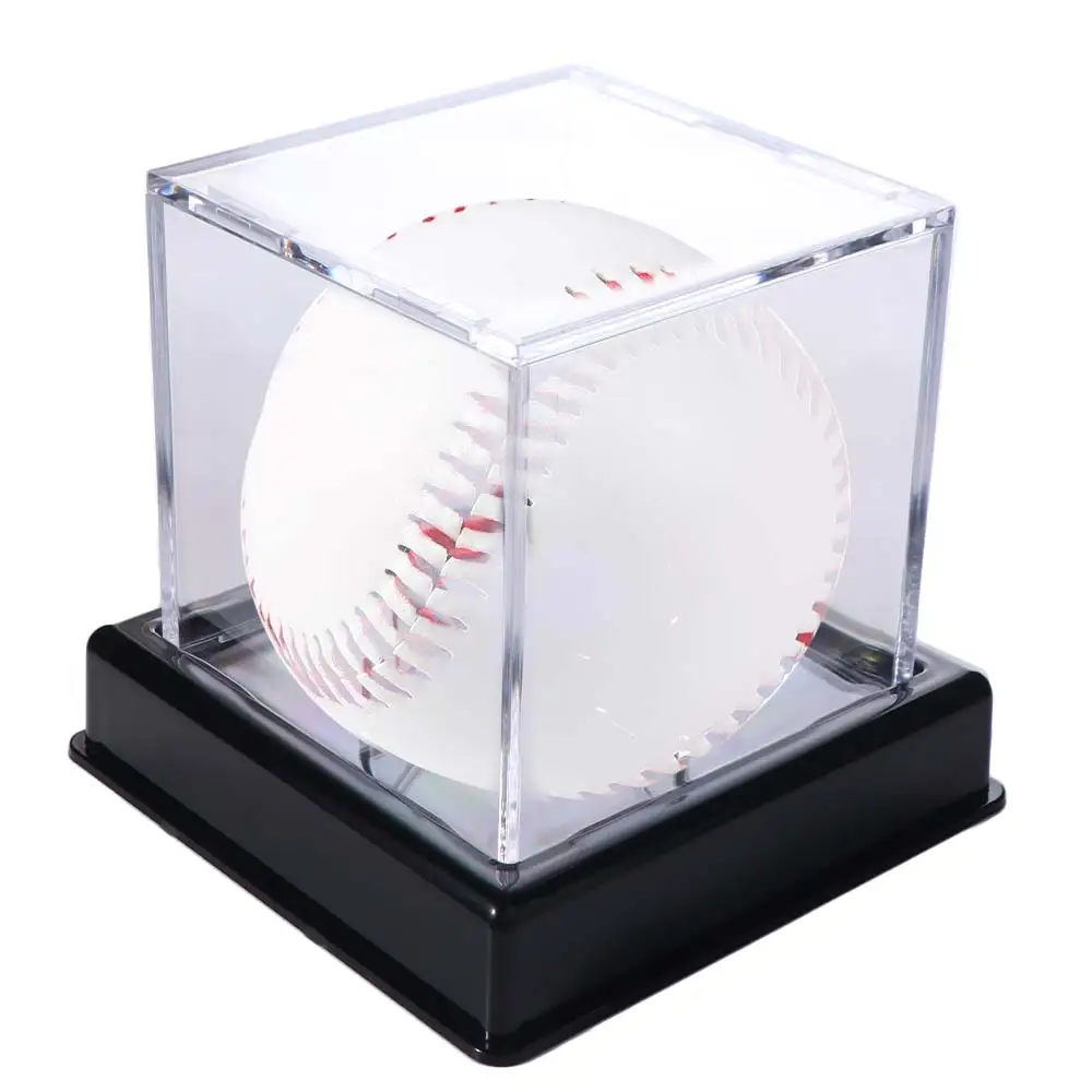 Acrylic Baseball Box Dustproof Transpatent Baseball Display Case Clear Holder Box Storage Box Baseball Autographed Baseball