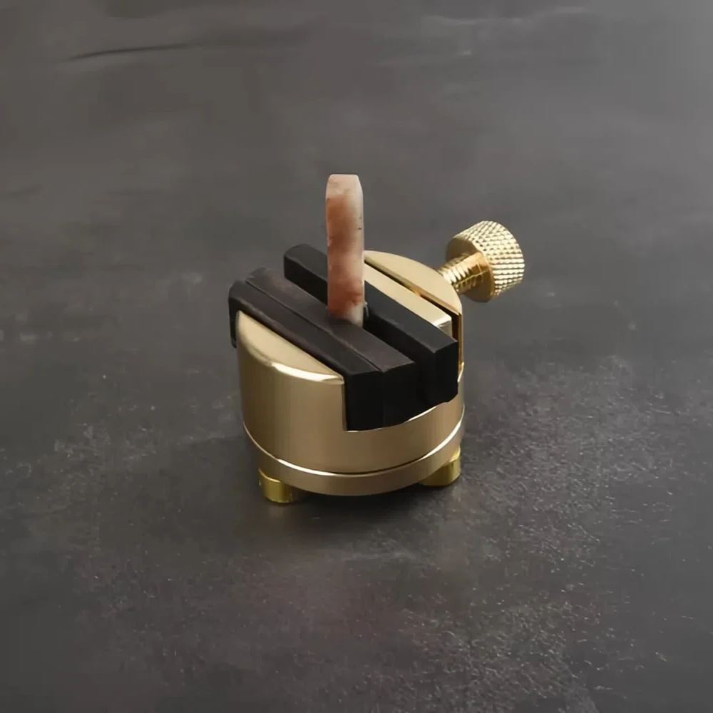 1 PC Brass Printing Bed 35mm Overall 360 Degree Rotating Metal Seal Engraving Printing Bed