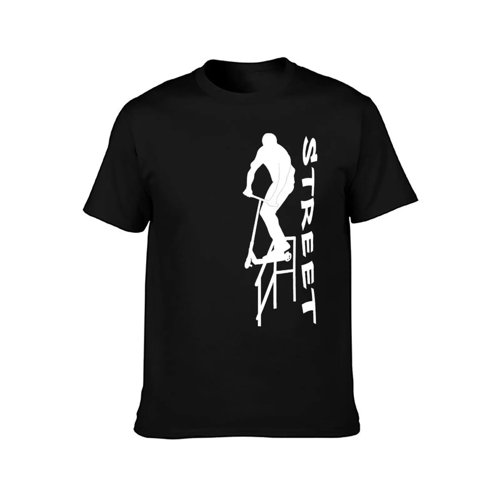 Scooter freestyle street session T-Shirt, Summer Casual Cotton Tee, Oversized Streetwear Tops, Vintage Graphic Print