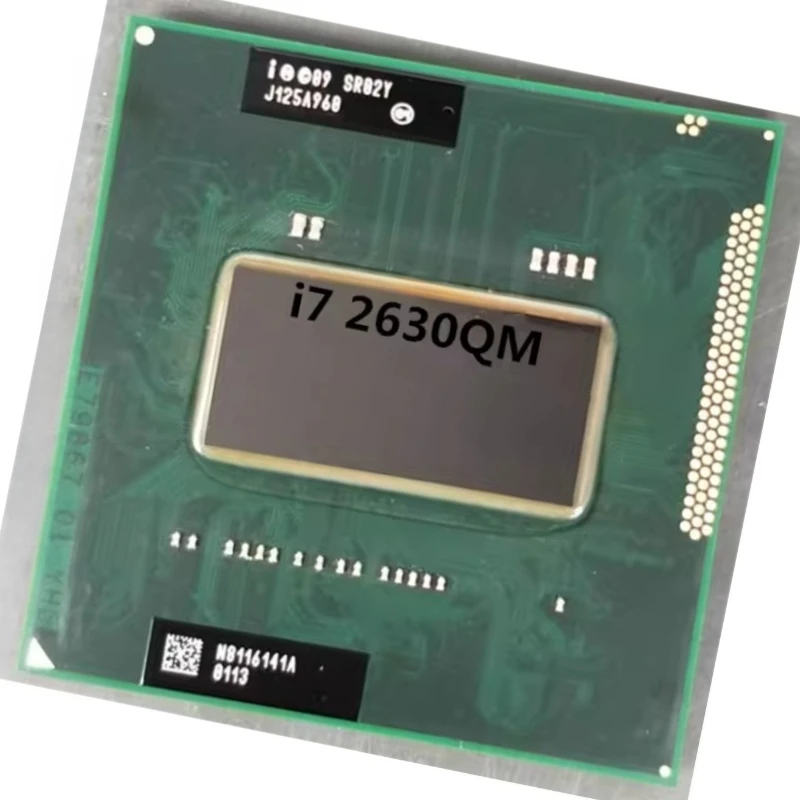 Intel Core i7-2630QM i7 2630QM SR02Y 2.0GHz 45W 4 Core 8 Thread Socket G2 notebook CPU Laptop Processor