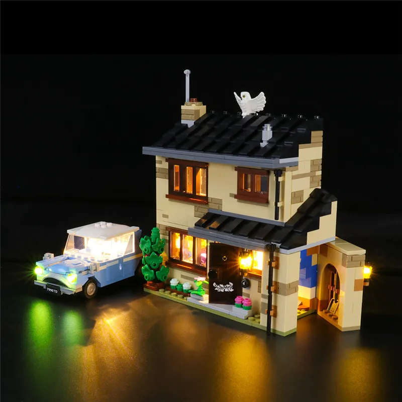 DIY LED Light Kit For LEGO 75968 4 Privet Drive Building Blocks Set (Only LED Light,Without Blocks Model)