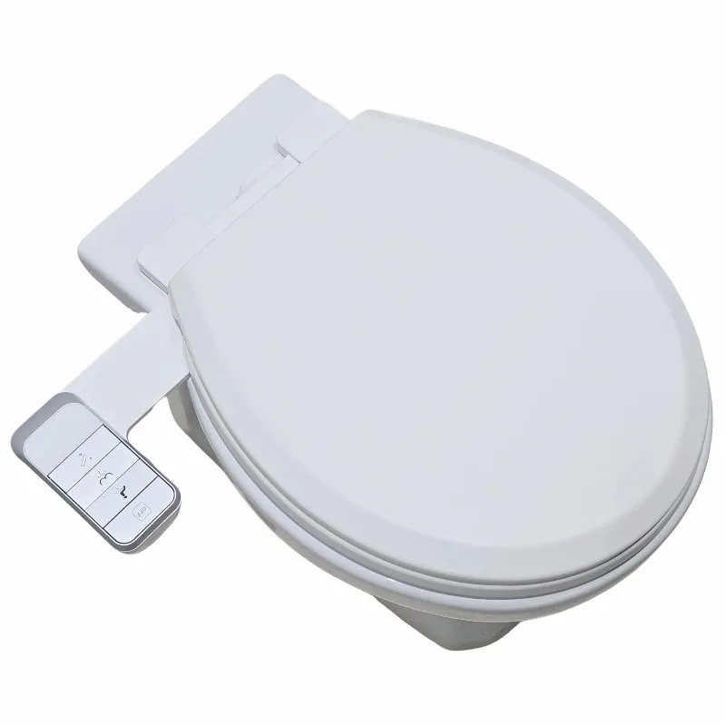 Non electric bathroom slow closing toilet seat combination, with bathtub accessory