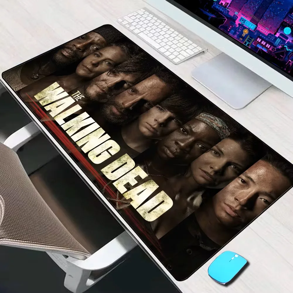 The Walking Dead Large Mouse Pad Gaming Accessories Mouse Mat Keyboard Mat PC Gamer Desk Pad Computer Mousepad Laptop Mausepad