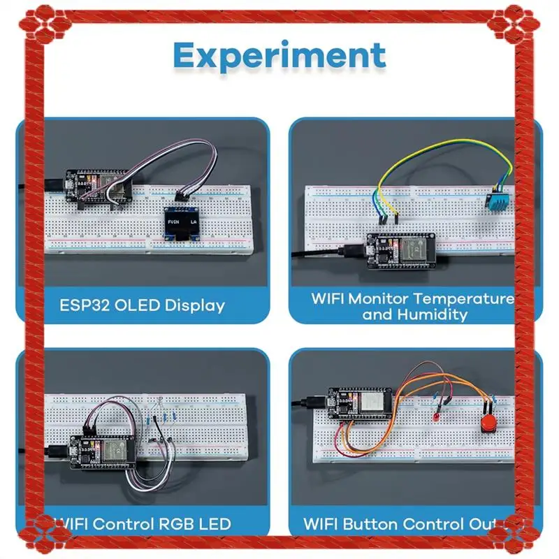 تسليم 24 ساعة جديد ESP32 كاتب كيت ل ESP32 ESP-32S WIFI IOT مجلس التنمية لتقوم بها بنفسك مجموعة التعلم مع البرنامج التعليمي مع لاردو #2