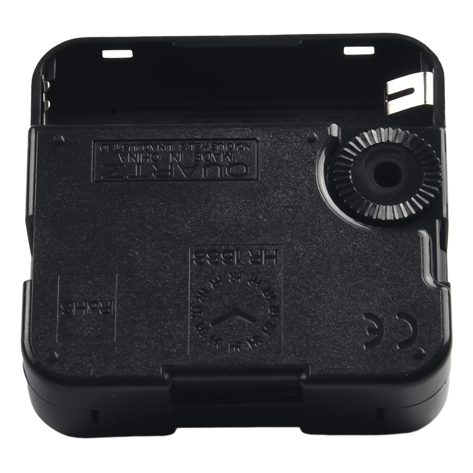 Quartz Clock Movement Mechanism Motor with Metal Hanger and Hand Selection Designed for Clocks with Face Thickness Up to 9mm