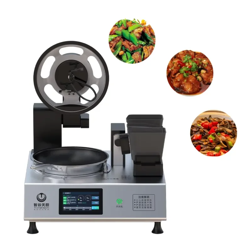Commercial Stainless Steel Automatic Stir Fry Machine With Temperature Control & Energy Saving Mode For Restaurant Catering