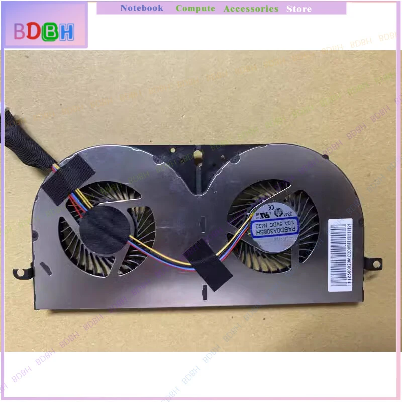 MS-17H1 CPU GPU FAN DC12V 1.2A For MSI GT76 RTX2080 PABD18525BH N424 N423 N422