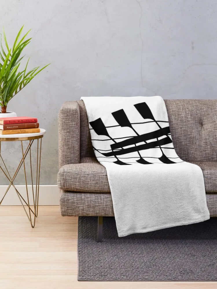 Rowing and Music Notes 8 Throw Blanket Luxury Throw Blanket Luxury Blanket Travel Blanket blankets and blankets