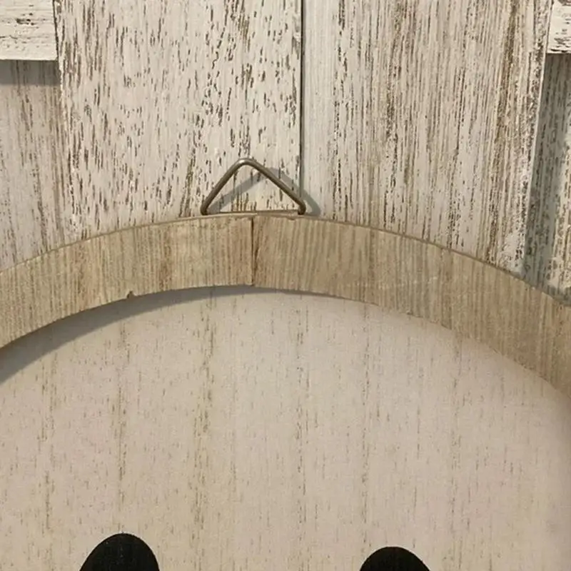 Милый знак призрака, деревянный знак призрака для входной двери, очаровательный жуткий Хэллоуин, украшения призрака BOO для стены, вечеринки на Хэллоуин