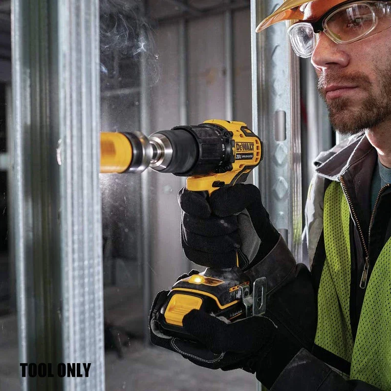 DEWALT DCD709 20V MAX Hammer Drill Impact Driver 1/2-Inch Brushless Cordless Compact Electric Screwdriver Power Tools