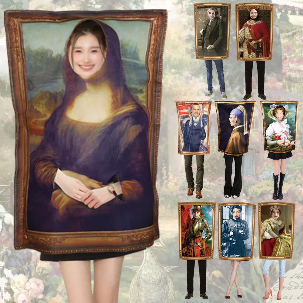 

loween Mona a Cosplay Costume Doll Suit School Event Performance Jumpsuit Sponge Clothing Chinese Production 2025 Summer