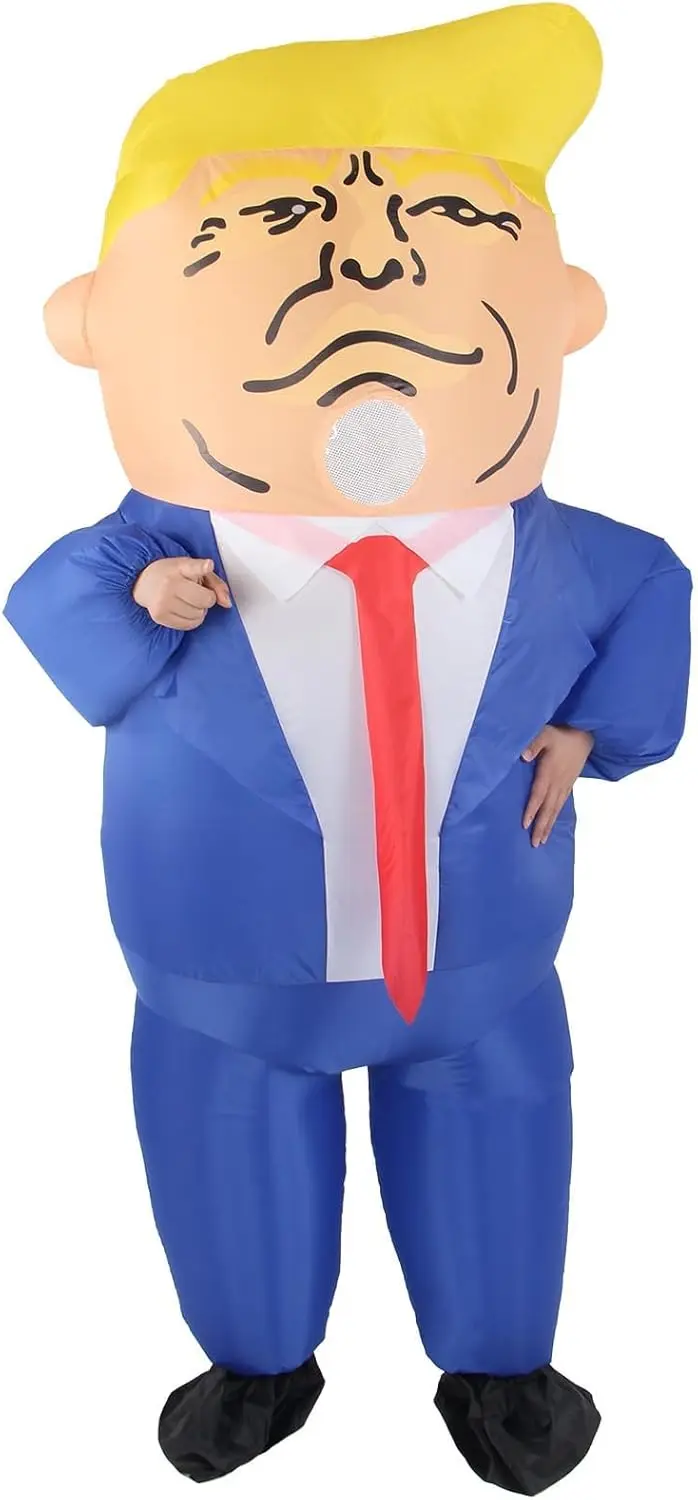 

Funny Inflatable Costume for Adults Full Body Blow Up Outfit Men Halloween Party Parade Cosplay